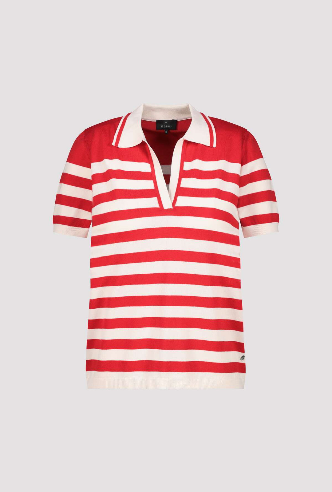 Monari Stripe Polo Top
