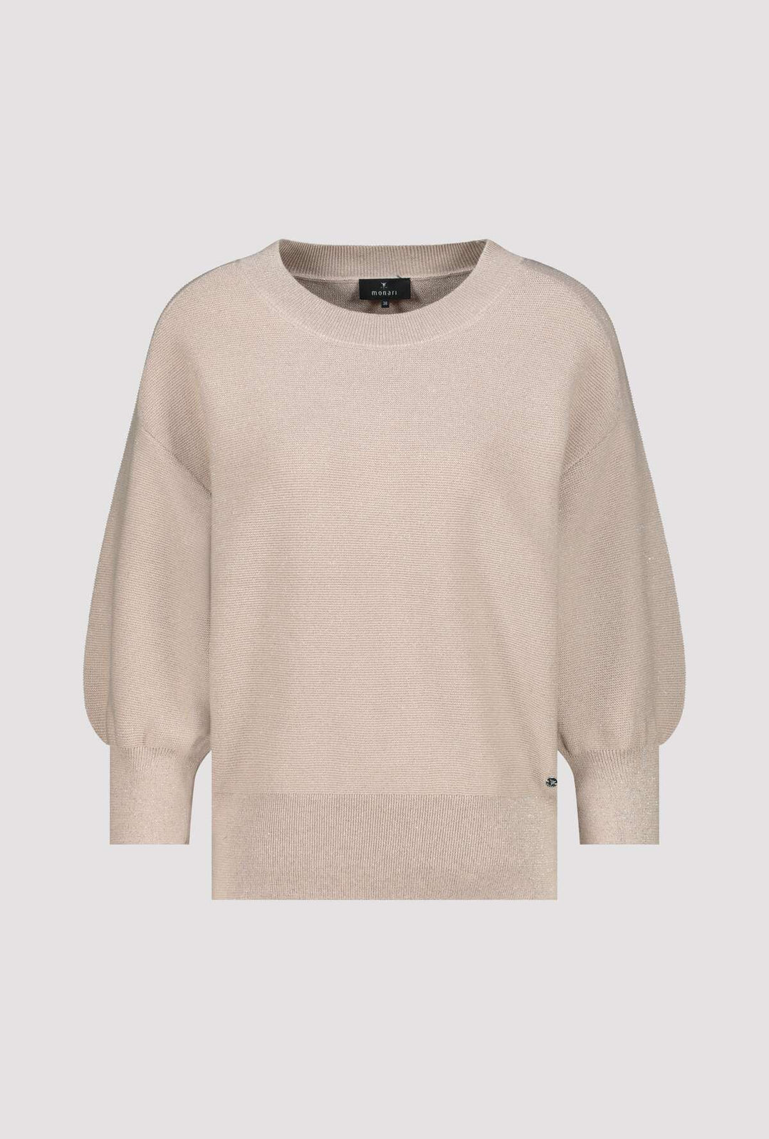 Monari Lurex Sweater - Sand