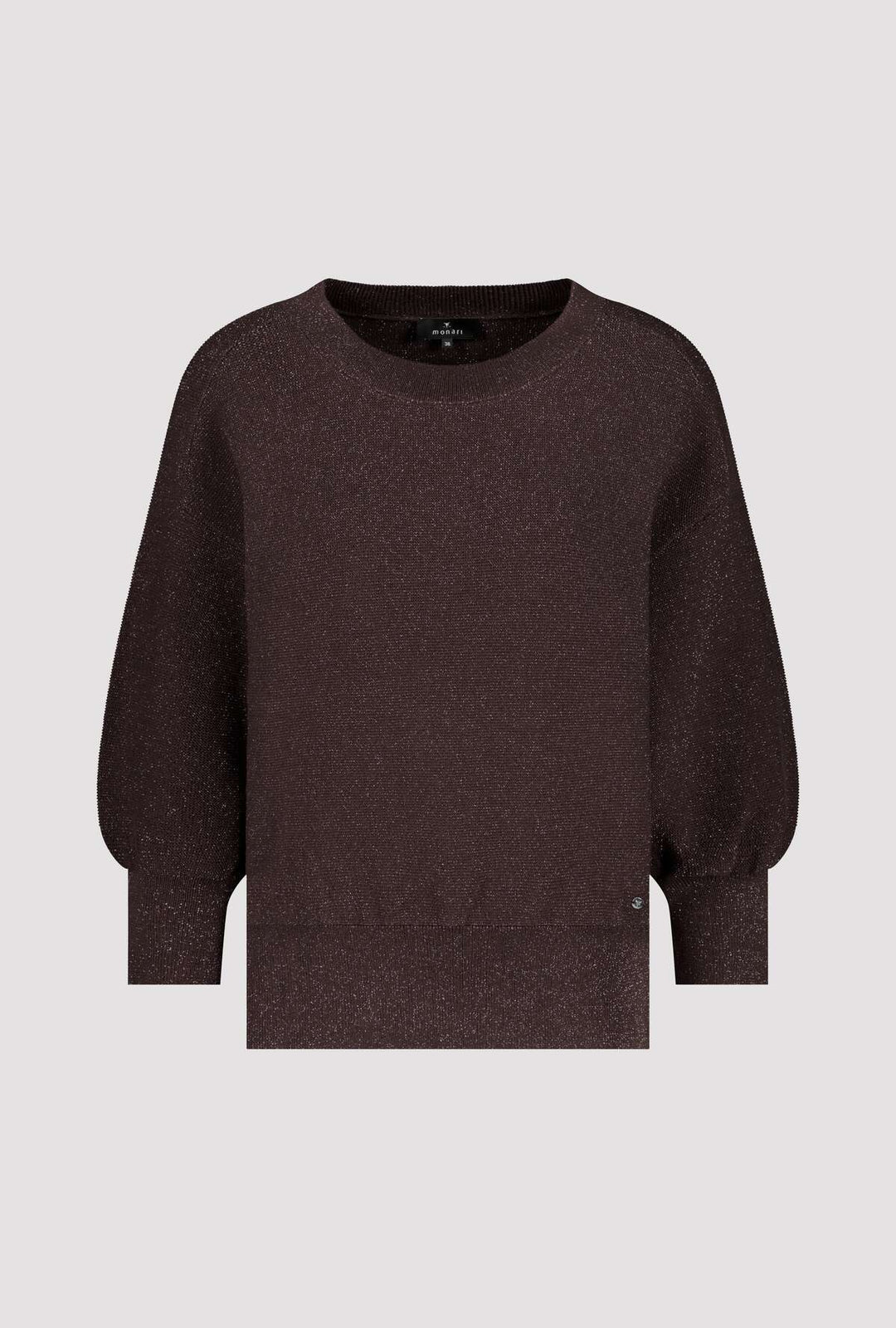 Monari Lurex Sweater - CHOC