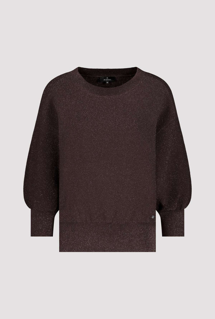 Monari Lurex Sweater - CHOC