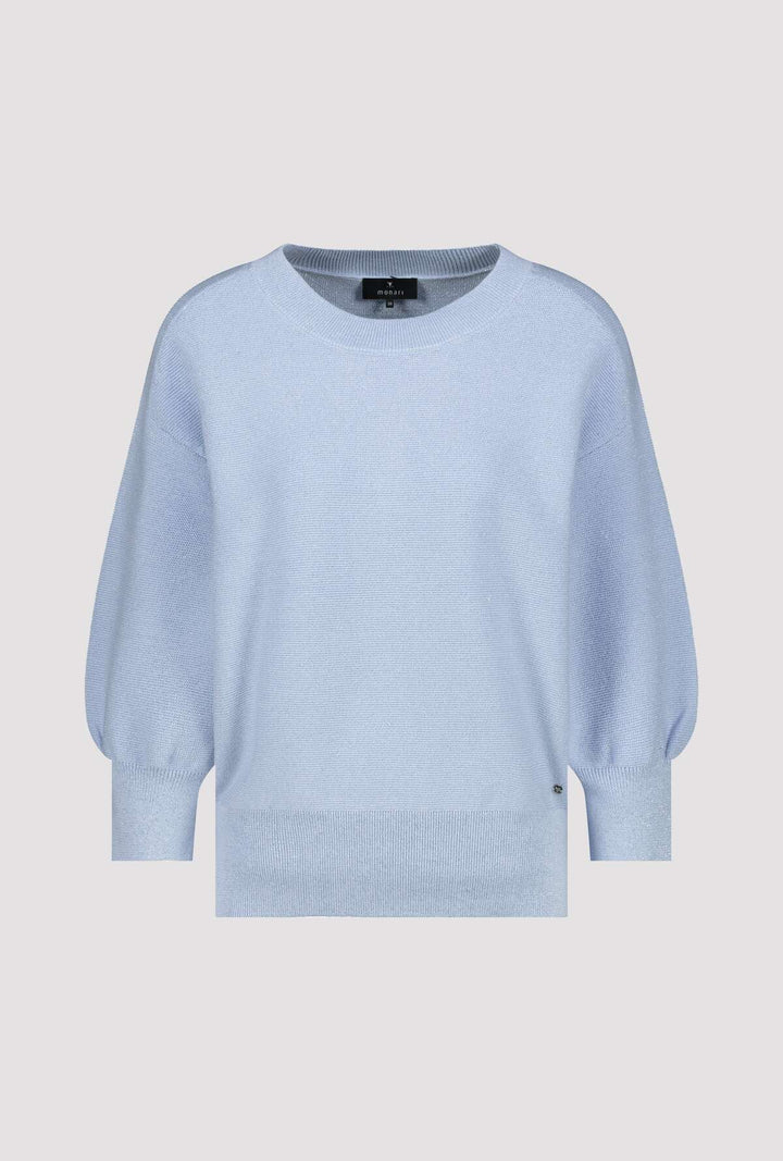 Monari Lurex Sweater - SKY