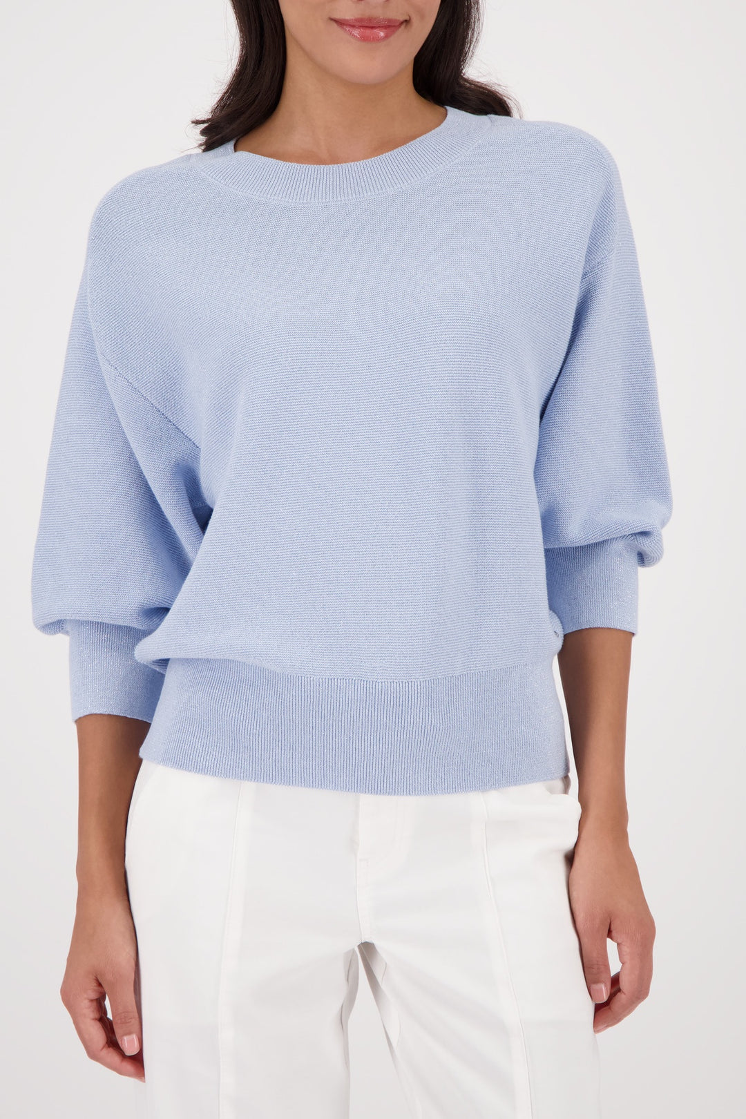 Monari Lurex Sweater - SKY