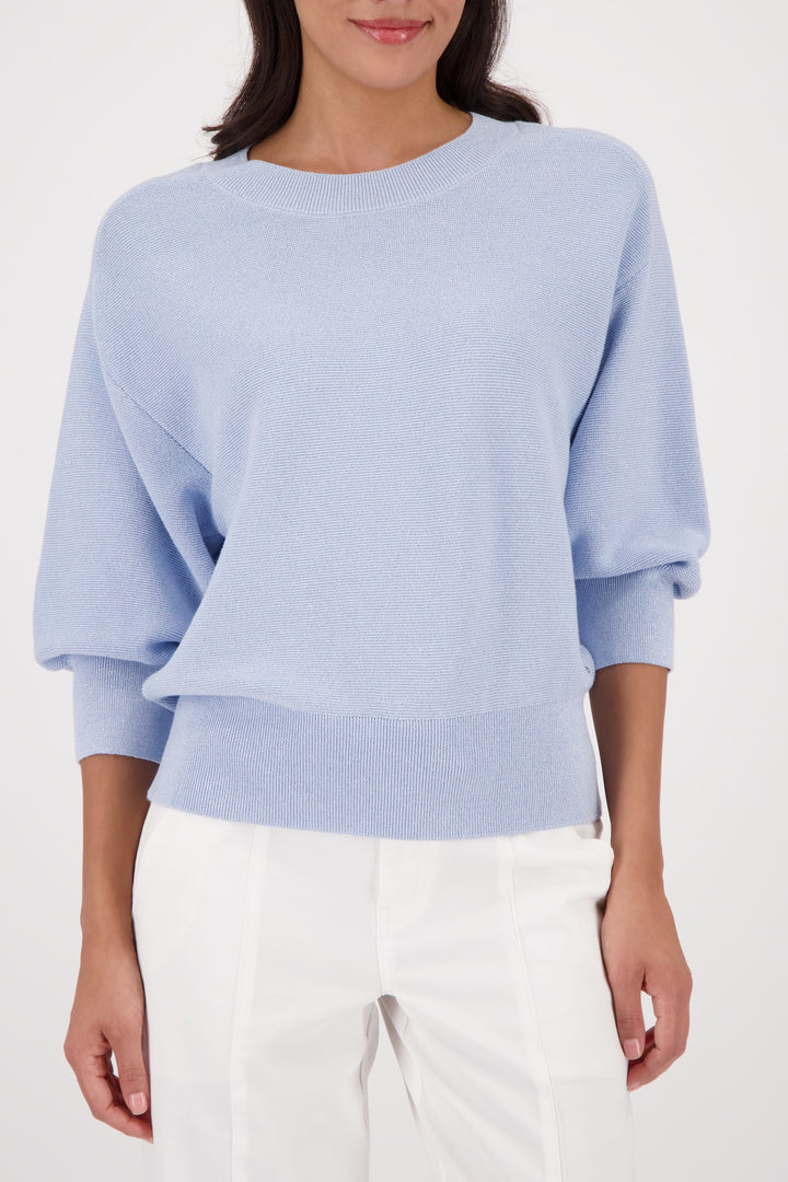 Monari Lurex Sweater - SKY