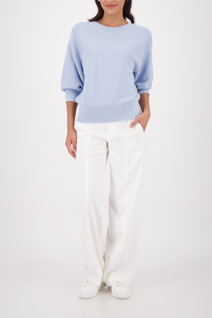 Monari Lurex Sweater - SKY