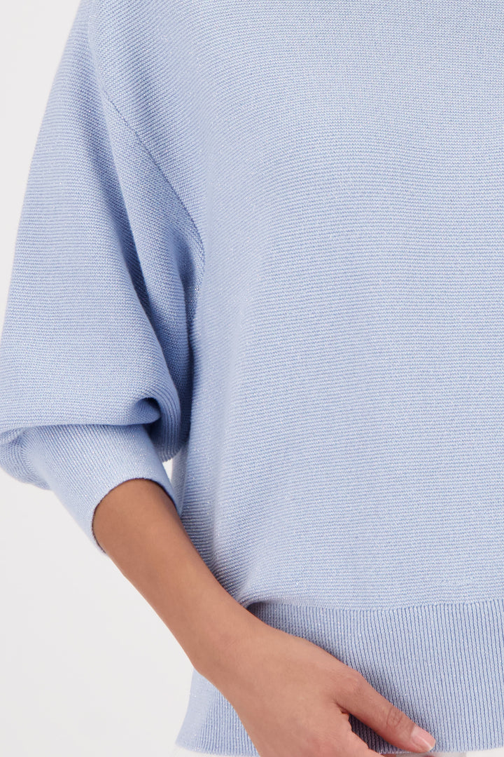 Monari Lurex Sweater - SKY