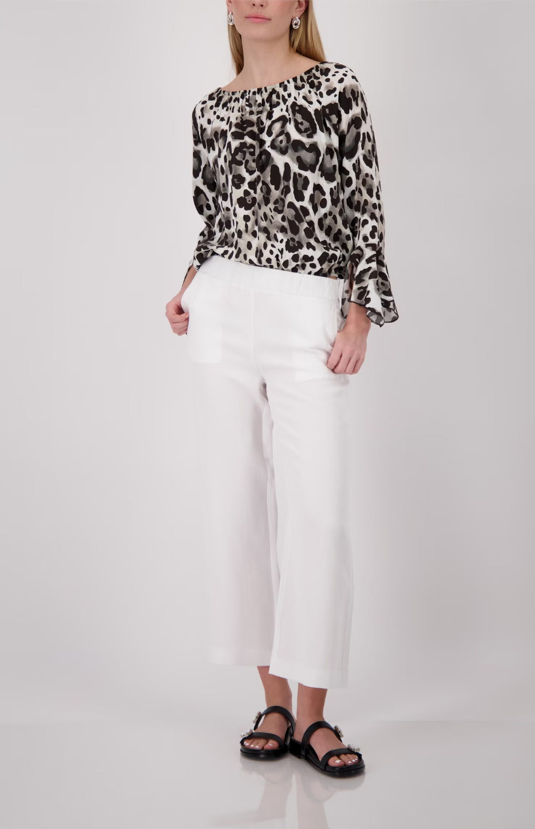 Monari Sarah Linen Pants - Cream