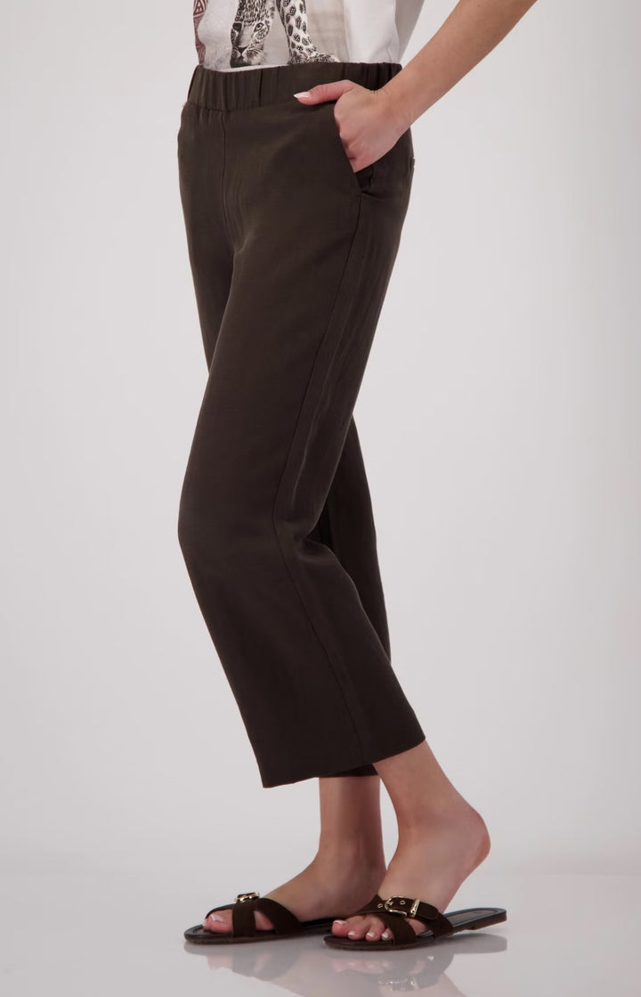 Monari Sarah Linen Pants - Coffee