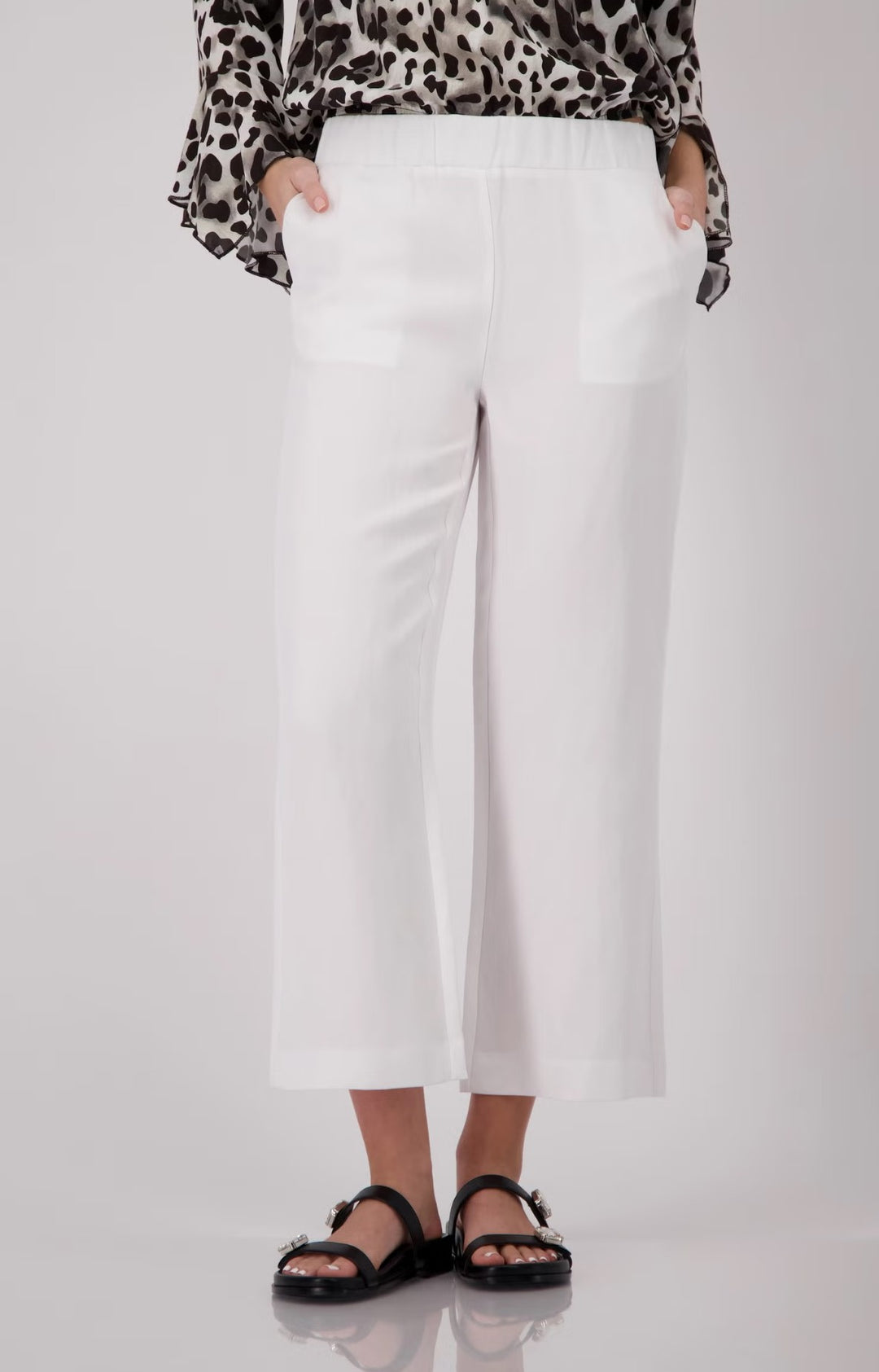 Monari Sarah Linen Pants - Cream