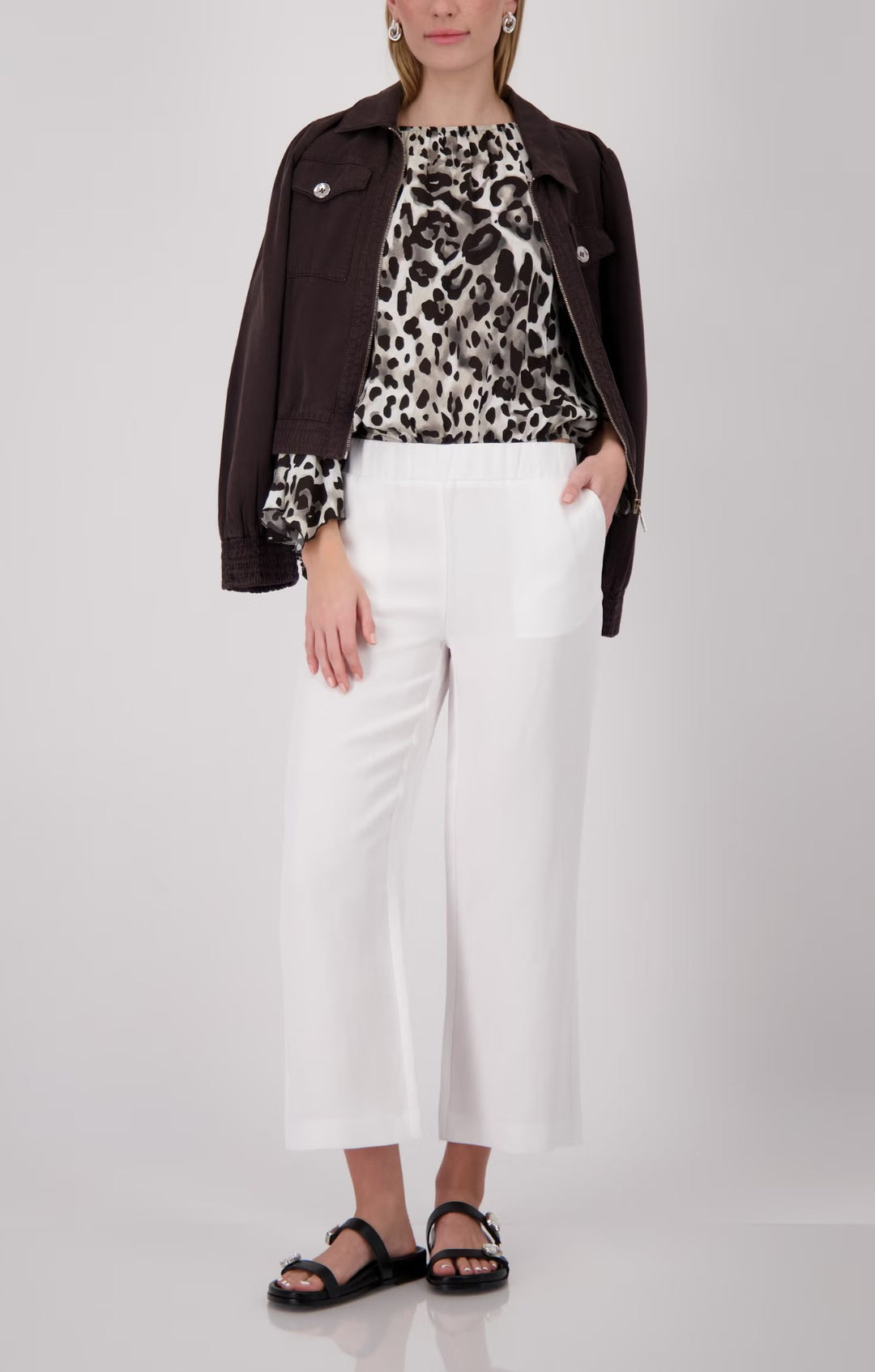 Monari Sarah Linen Pants - Cream