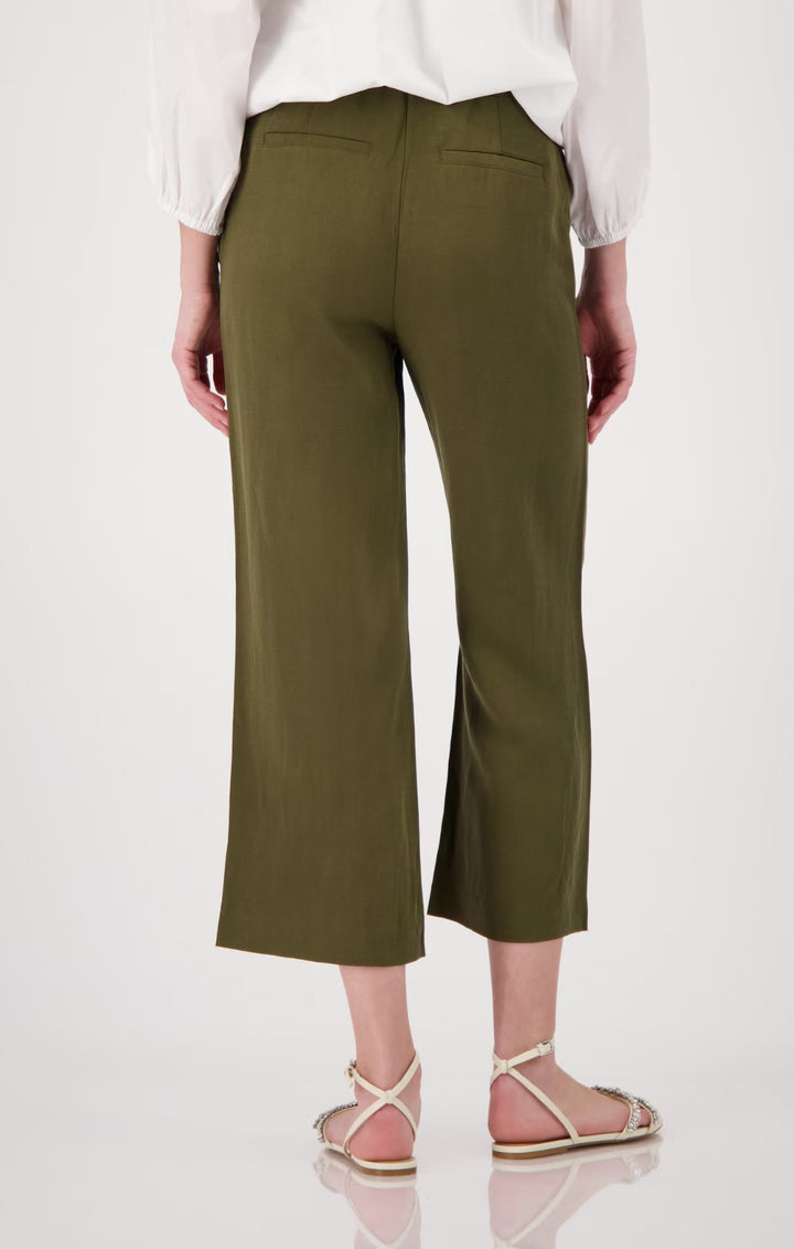 Monari Sarah Linen Pants - Olive