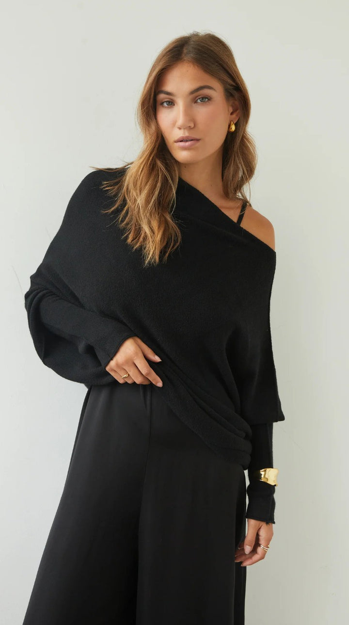 Charli London Natalie Sweater - Black