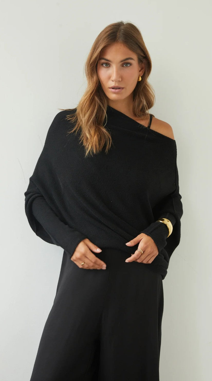 Charli London Natalie Sweater - Black