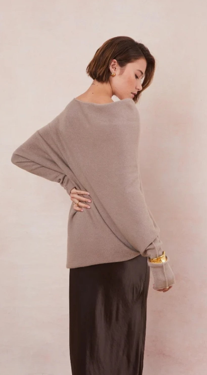 Charli London Natalie Sweater - Smoke