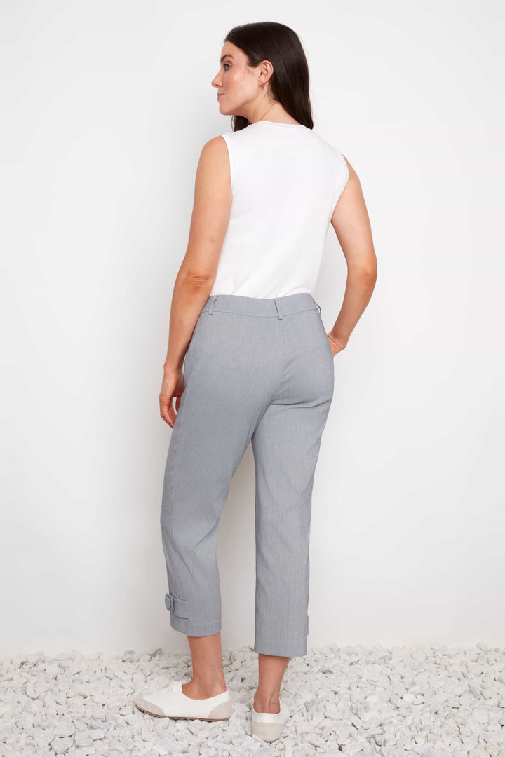 Up! Pants Navy stripe Techno pant