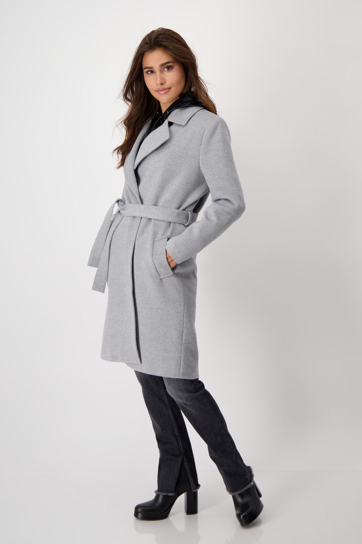 Monari Flannel Trench Coat