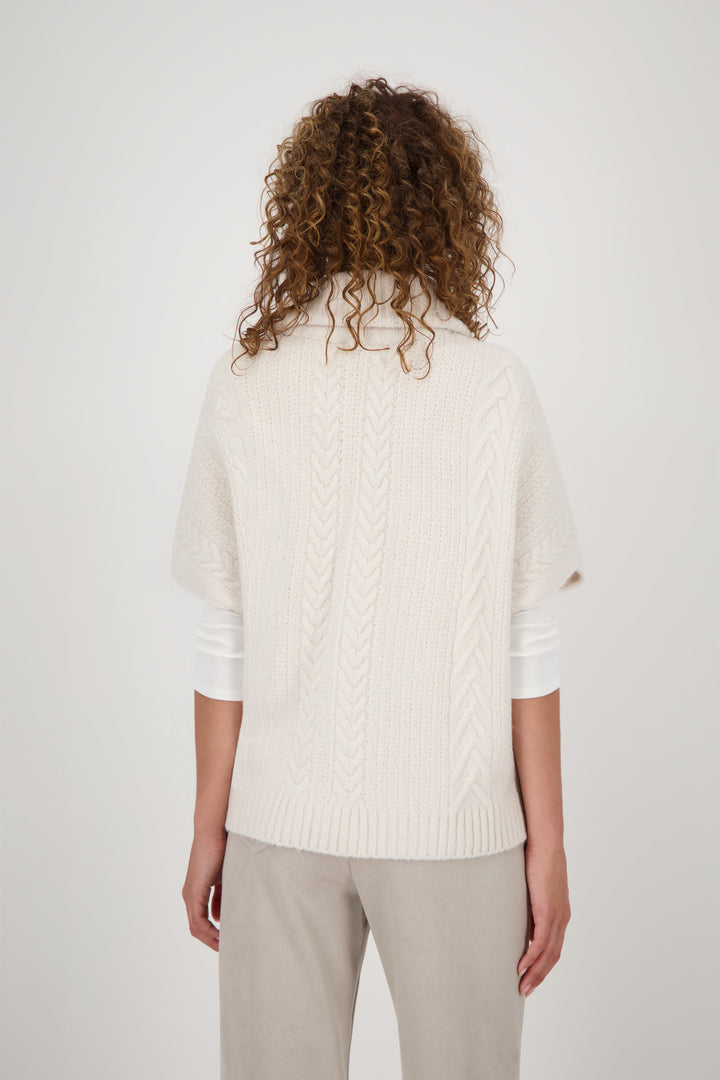 Monari Knitted Cape Jacket
