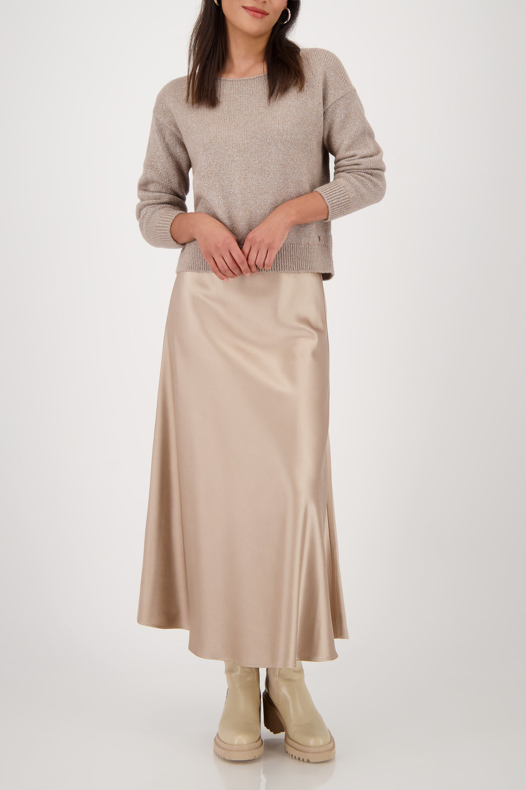 Monari Satin Skirt