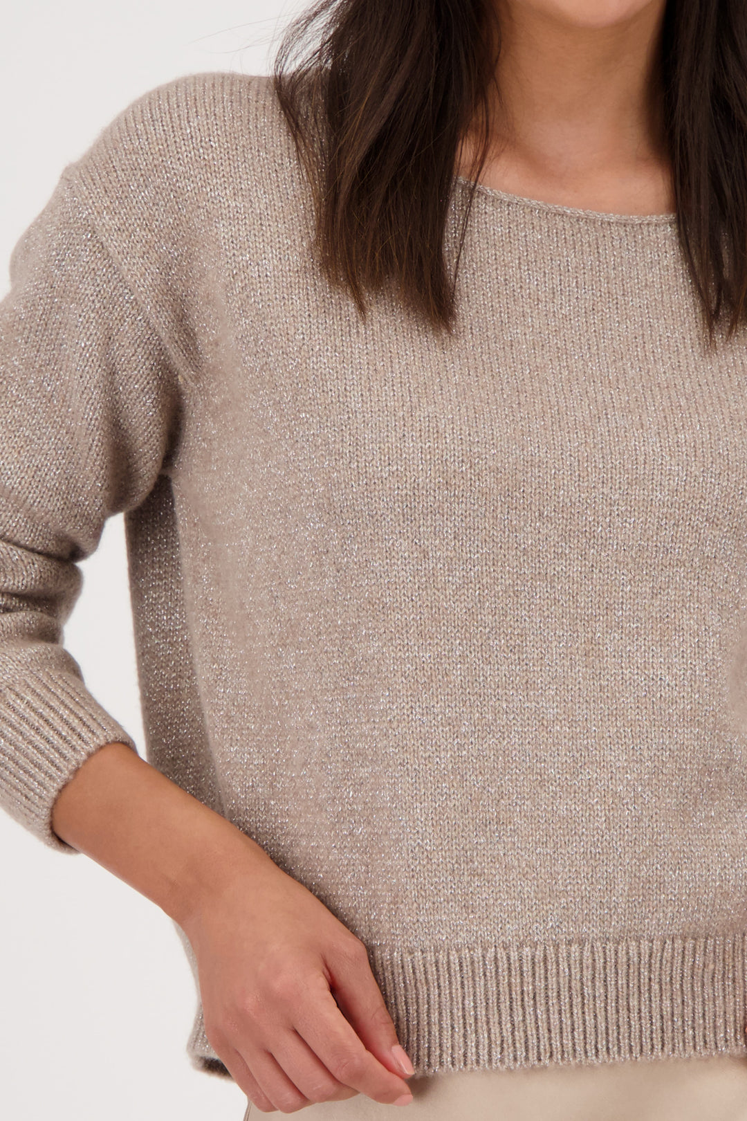 Monari Fleece Lurex Sweater
