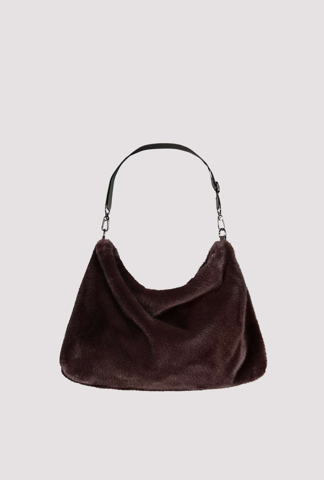Monari Faux Fur Bag - Brownie
