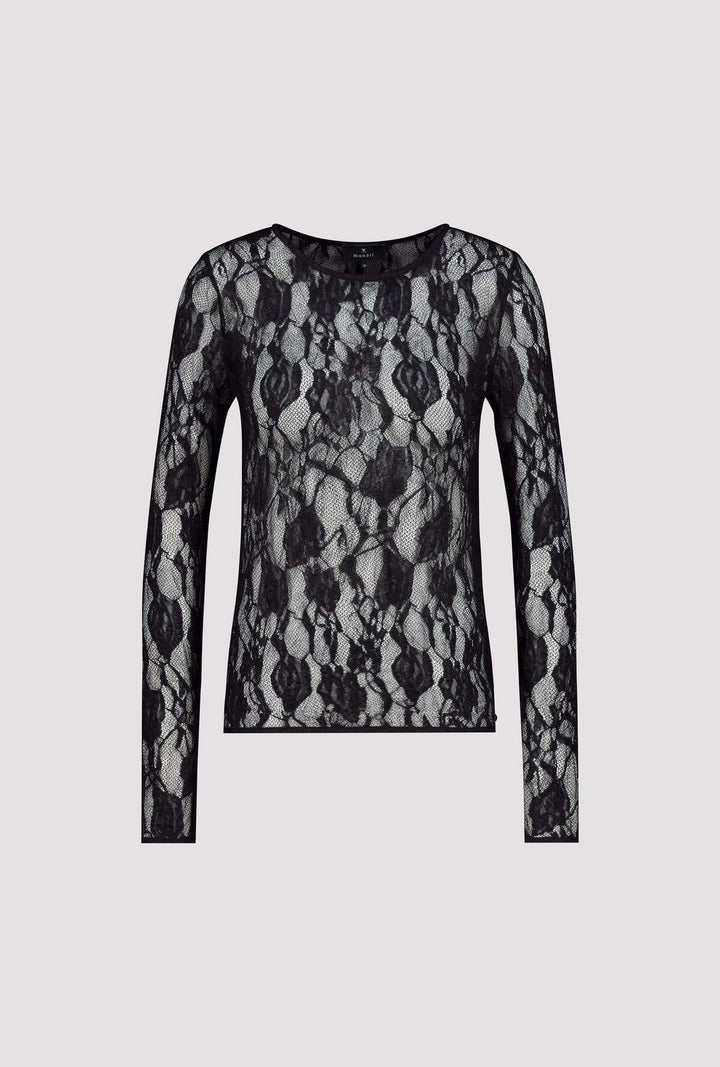 Monari Mesh Cut‑Out Top