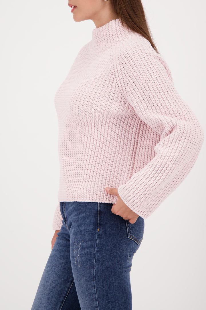 Monari Chenille Pearl Jumper – Light Rose