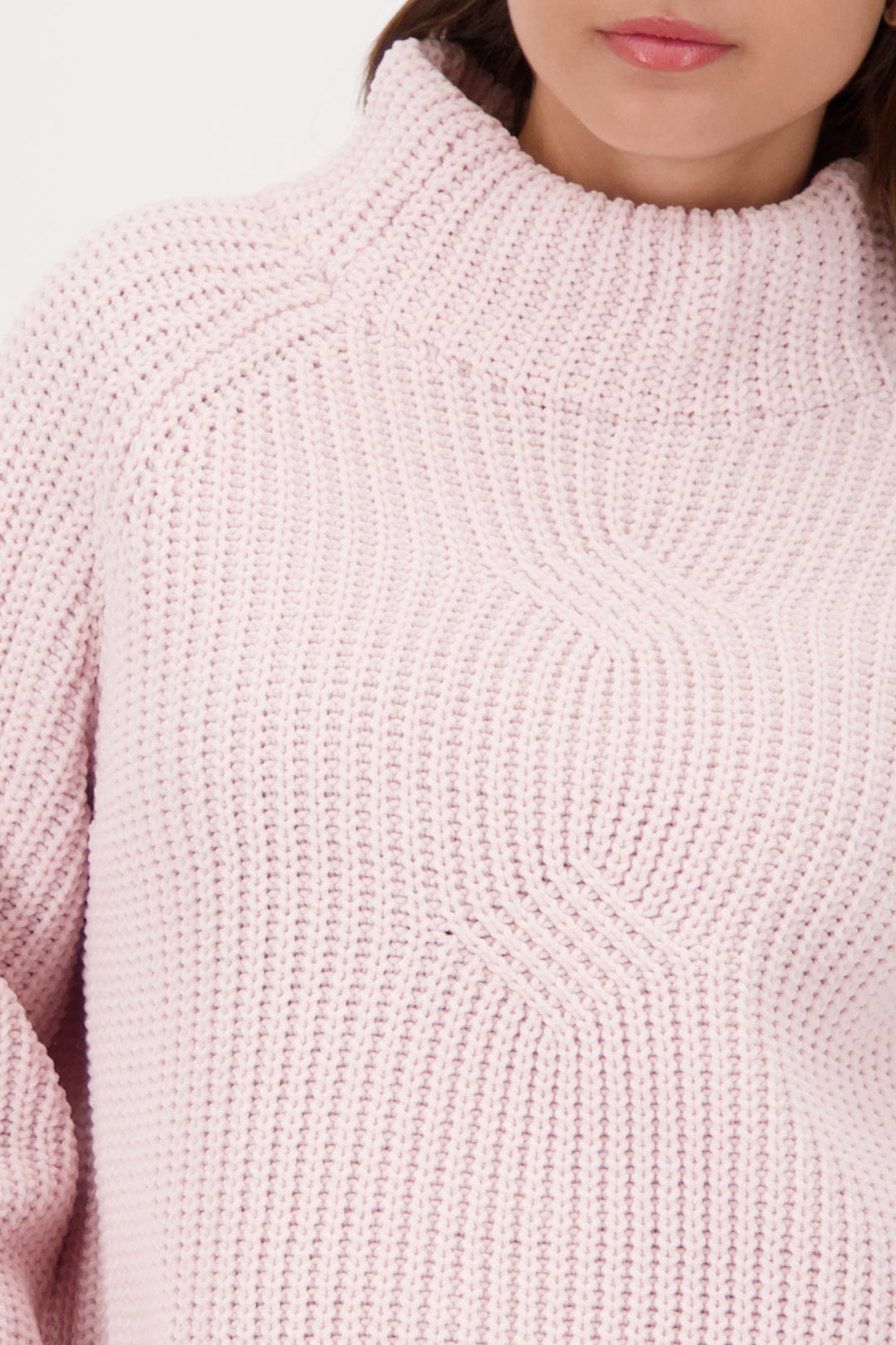 Monari Chenille Pearl Jumper – Light Rose