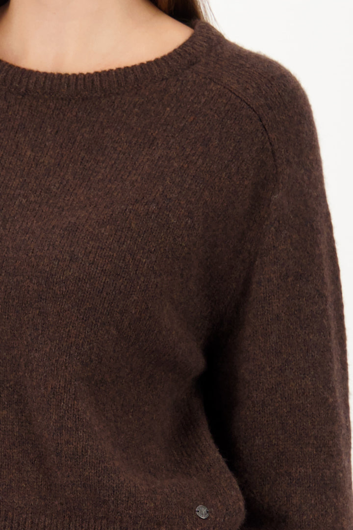 Monari Fleece Sweater - Brownie