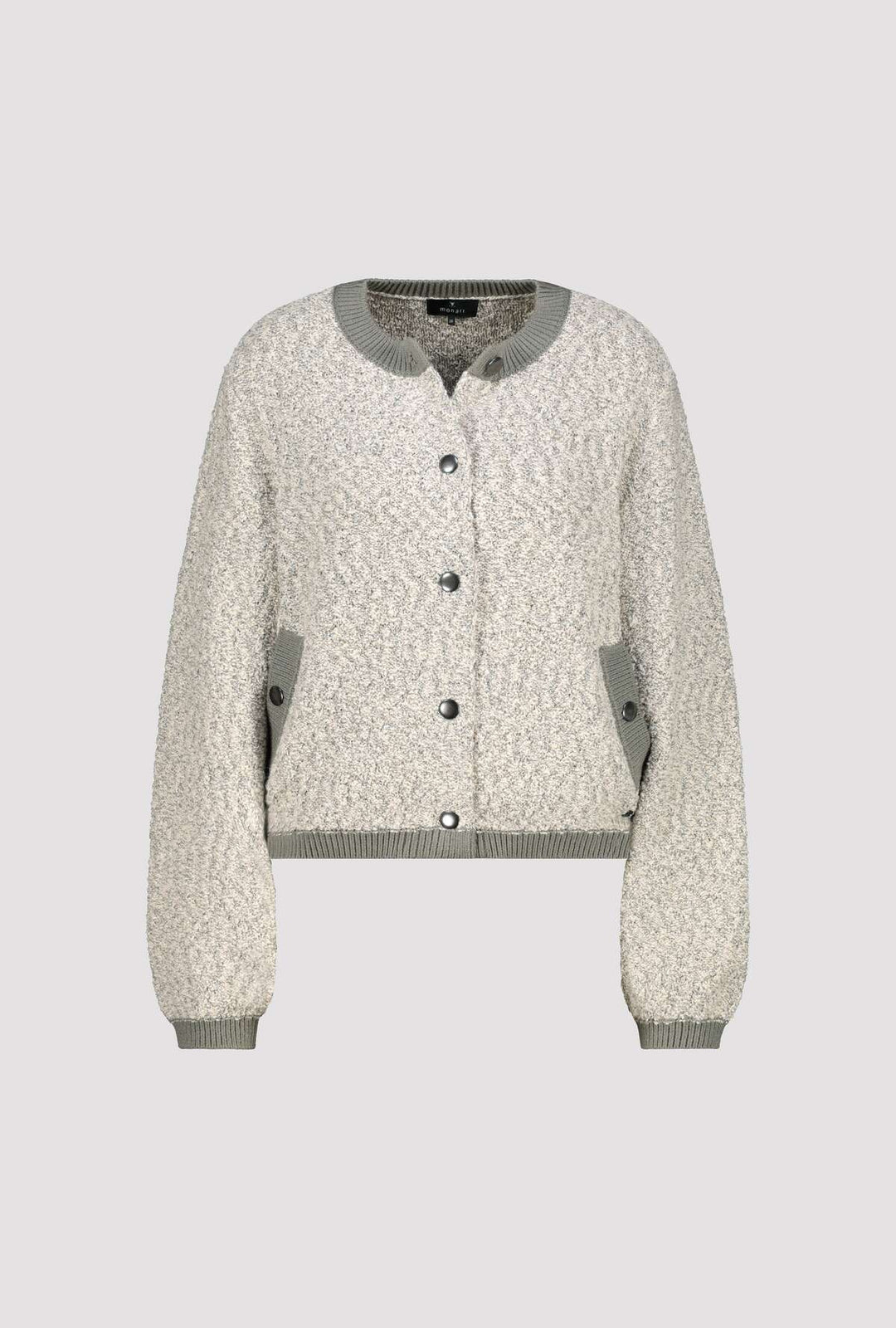 Monari Tweed Cardigan Jacket - Sage