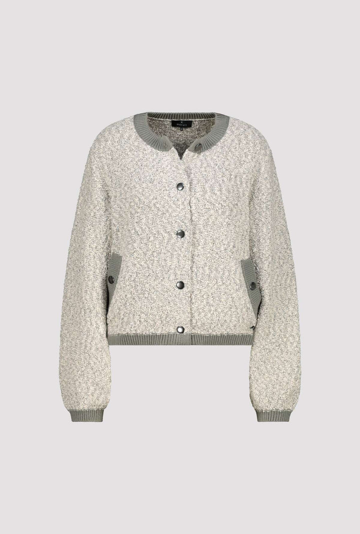 Monari Tweed Cardigan Jacket - Sage