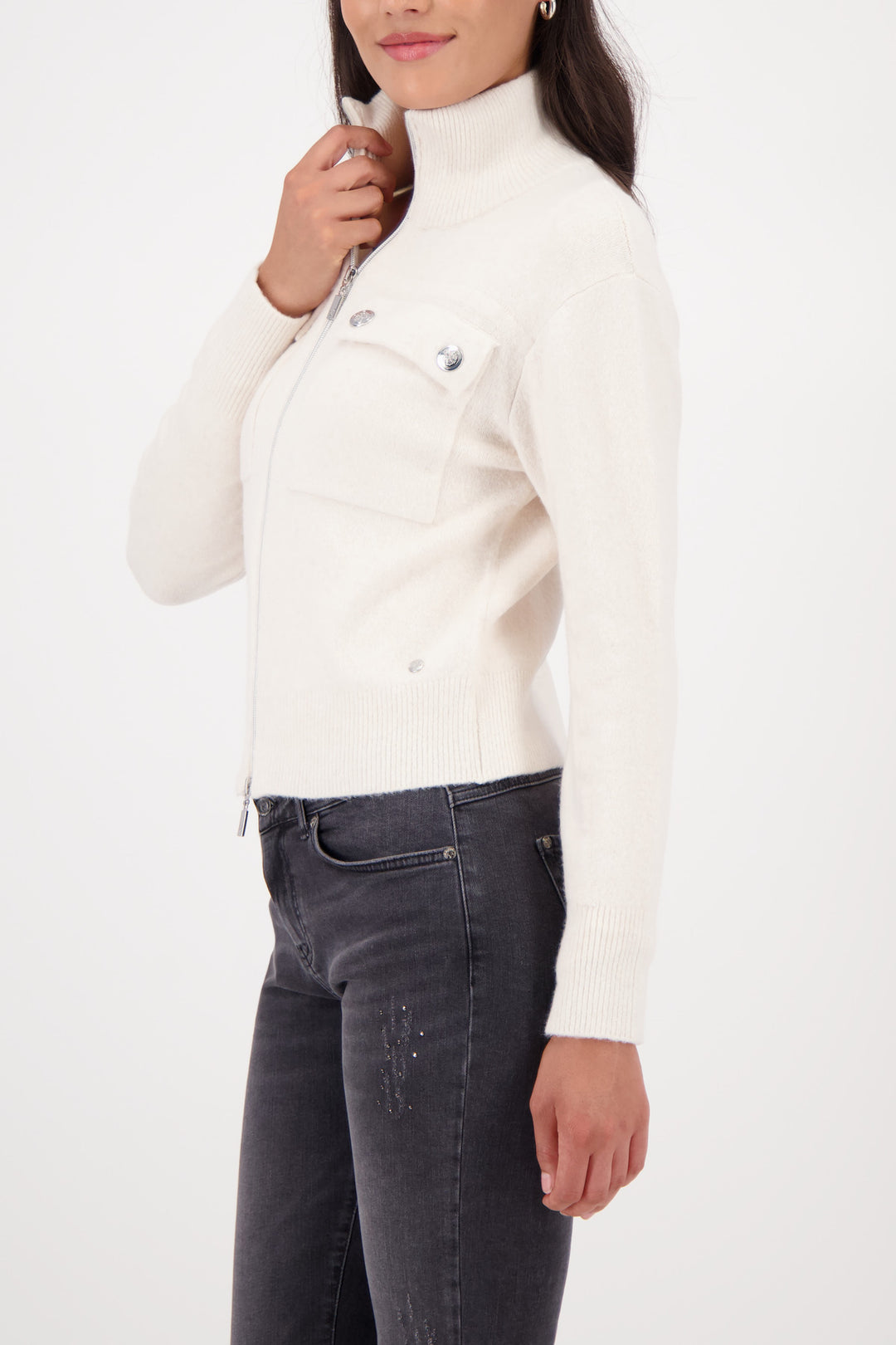 Monari Cardigan Jacket - Almond