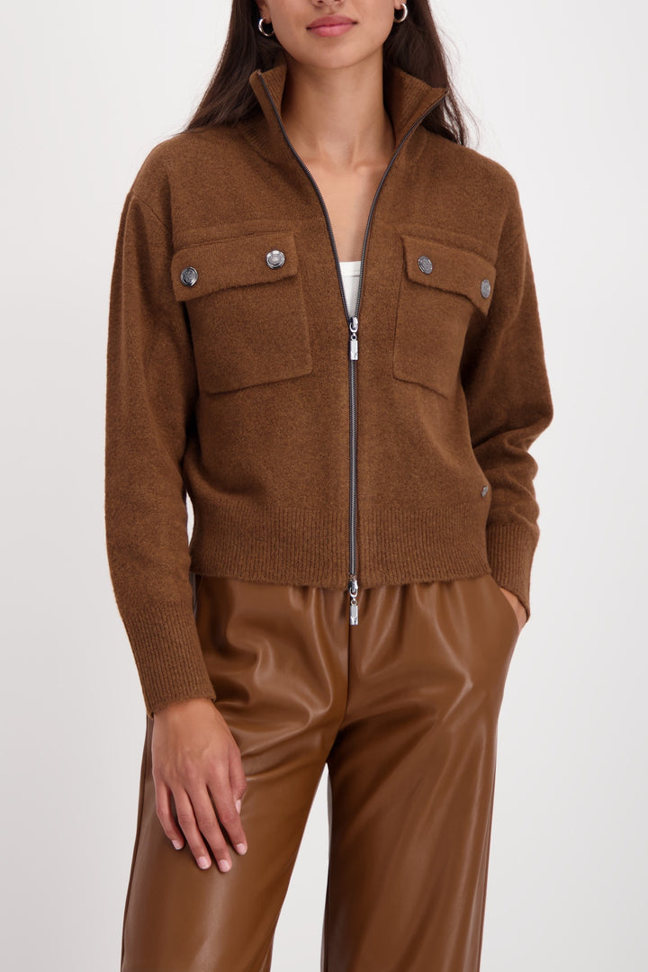 Monari Cardigan Jacket - Whisky