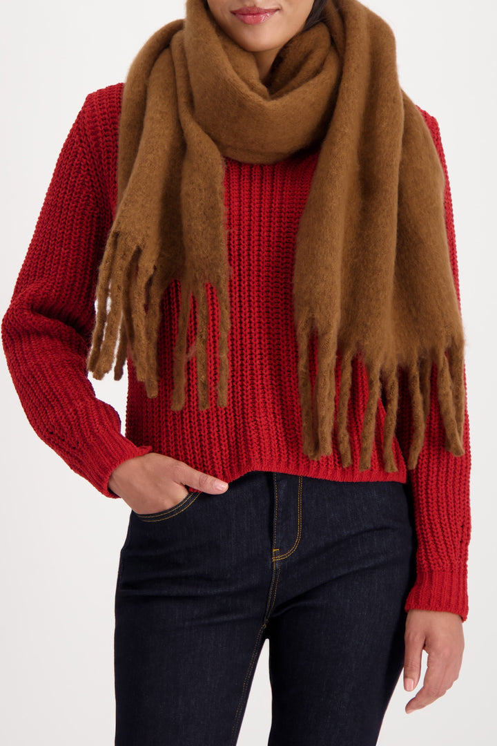 Monari Flannel Scarf -Whisky