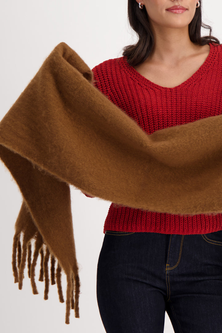 Monari Flannel Scarf -Whisky