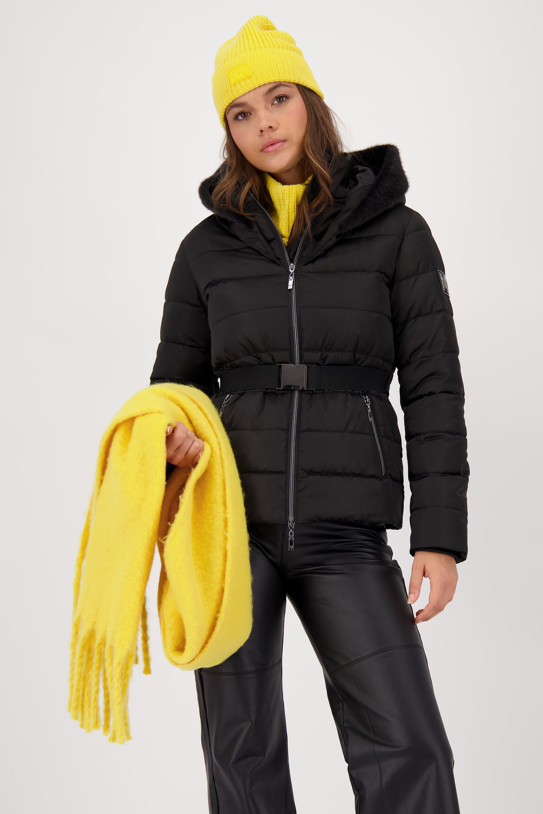 Monari Pearl Knitted Beanie - Honey