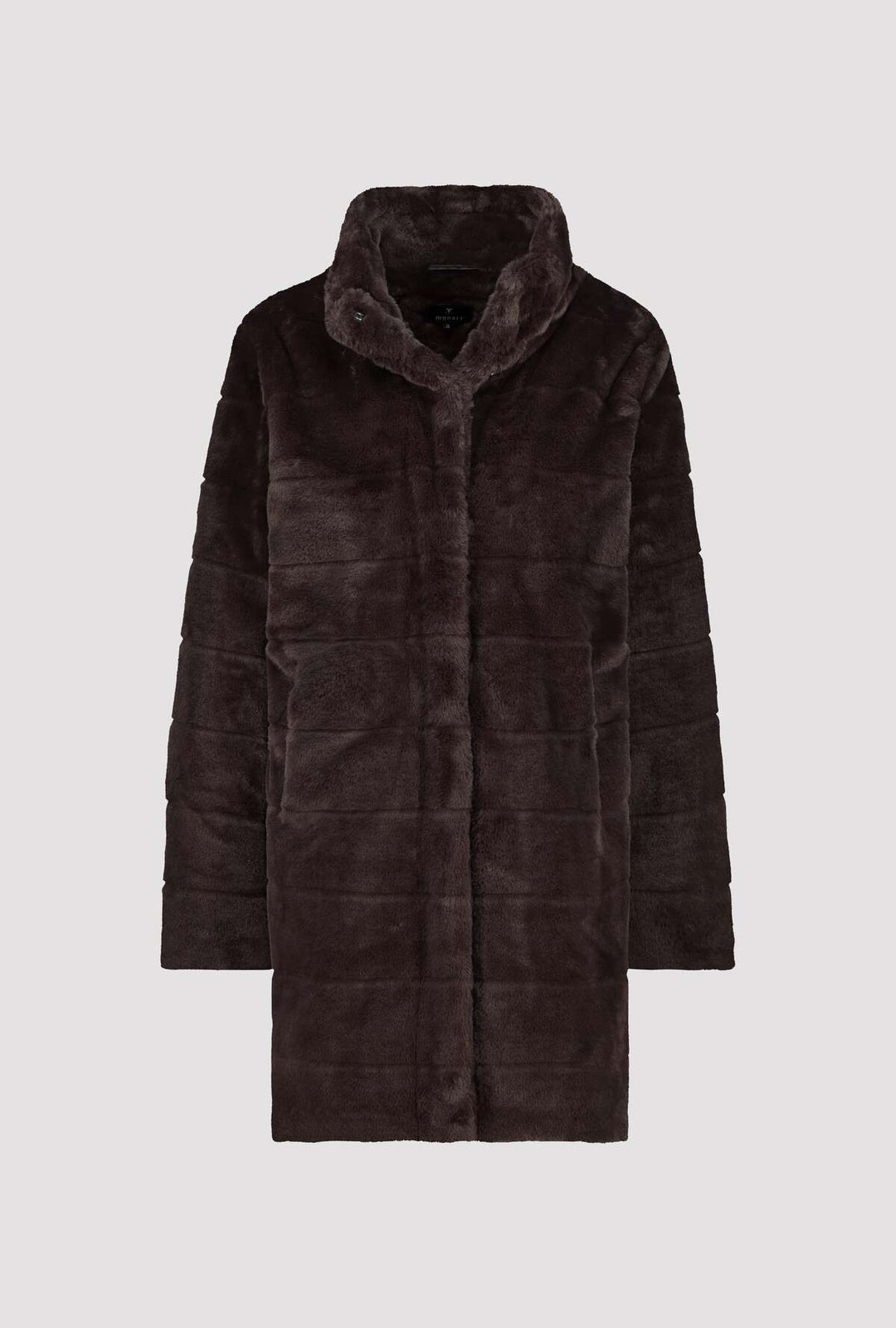 Monari Faux Fur Coat - Brownie