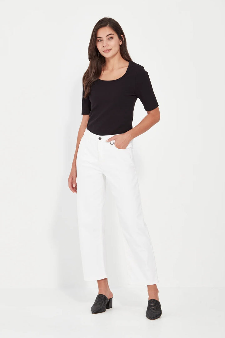 Verge Cashew Farrow Jean - WH