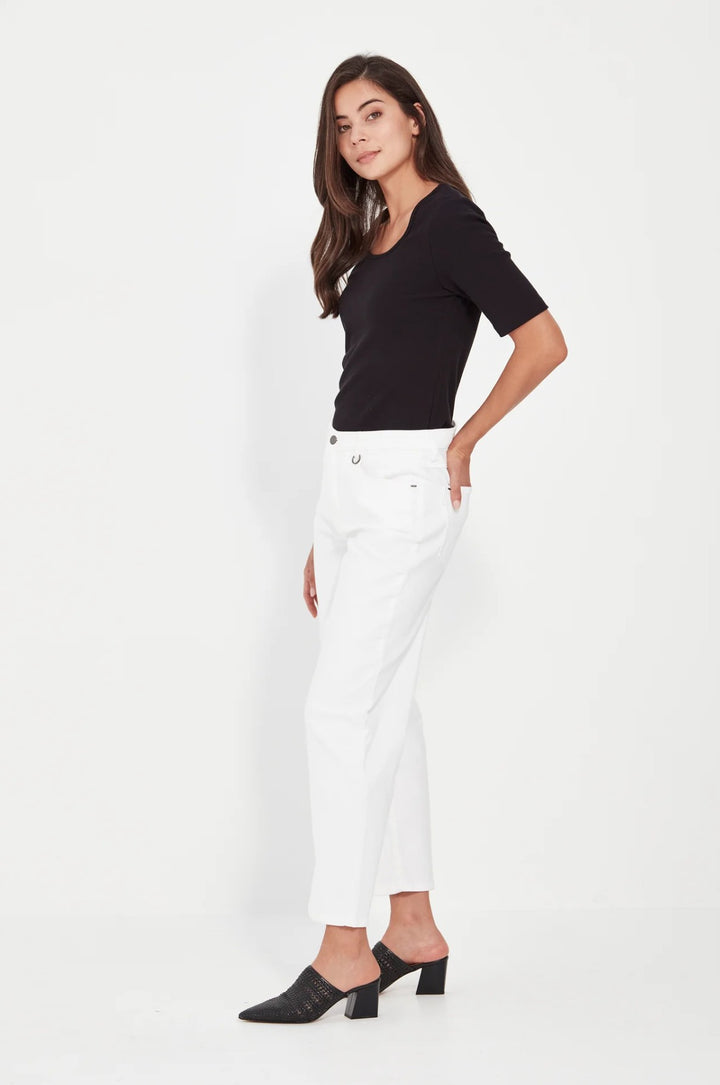 Verge Cashew Farrow Jean - WH