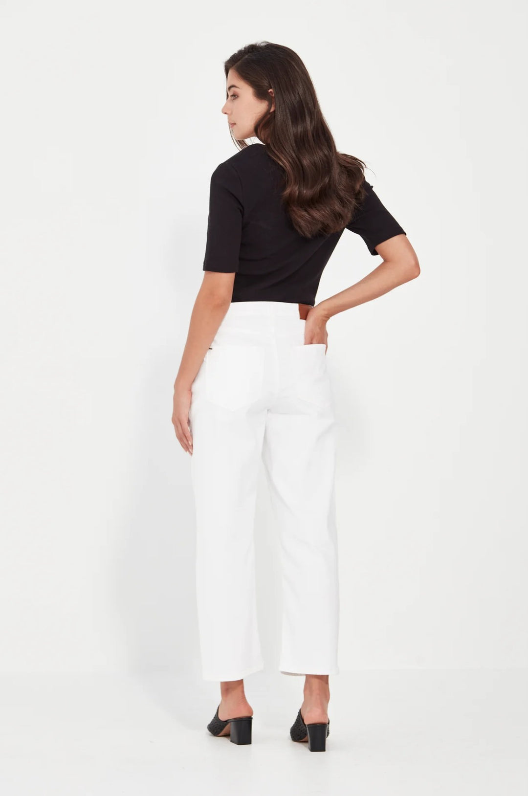 Verge Cashew Farrow Jean - WH