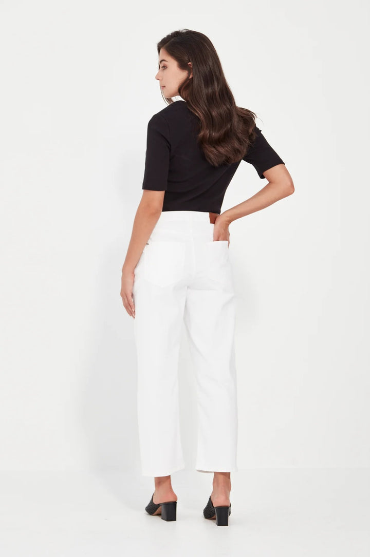Verge Cashew Farrow Jean - WH