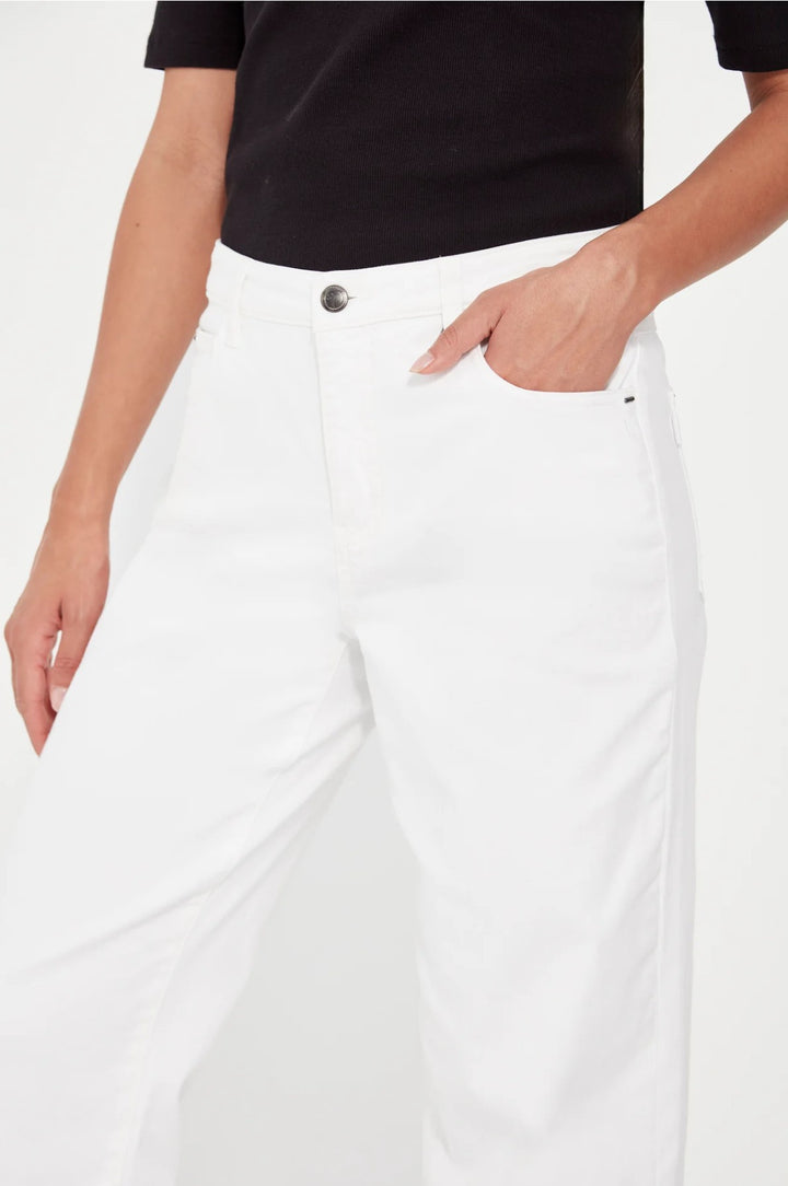 Verge Cashew Farrow Jean - WH