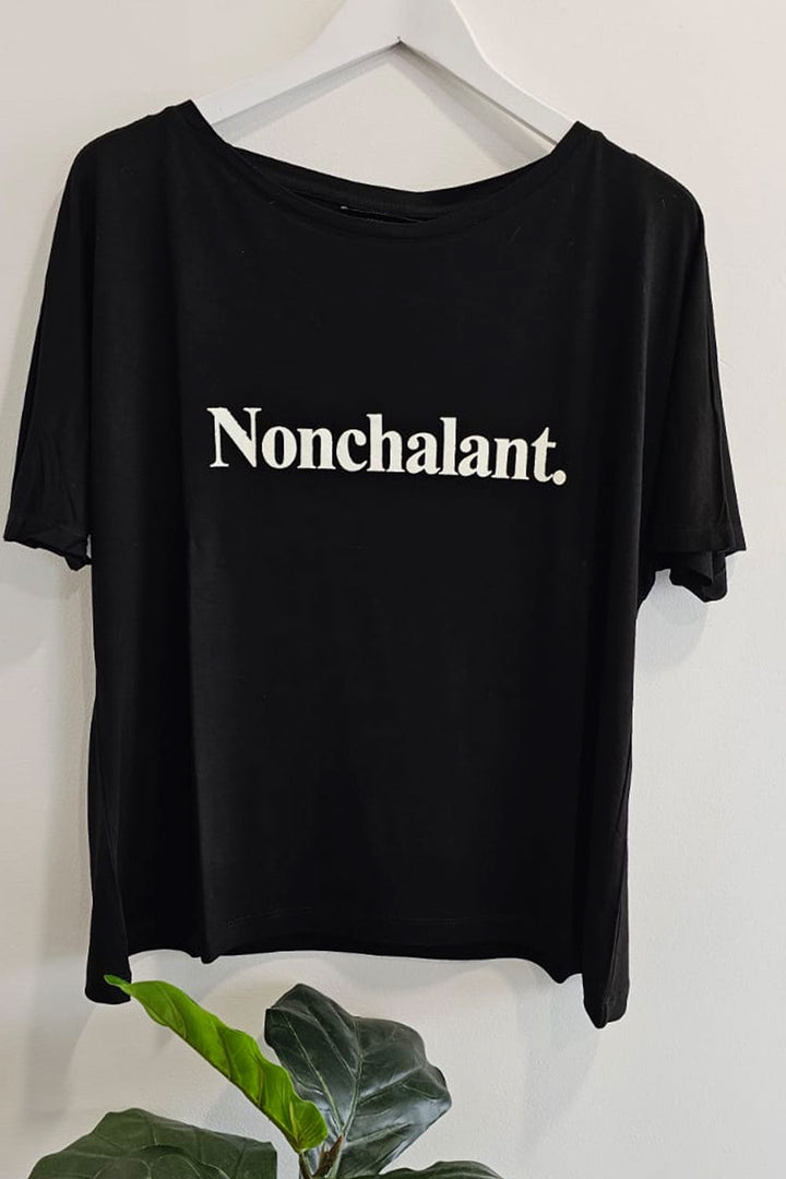 Adine Studio Black Nonchalant Tee