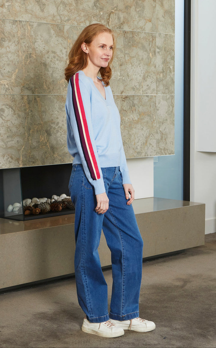 New London Aveley Knit - Sky