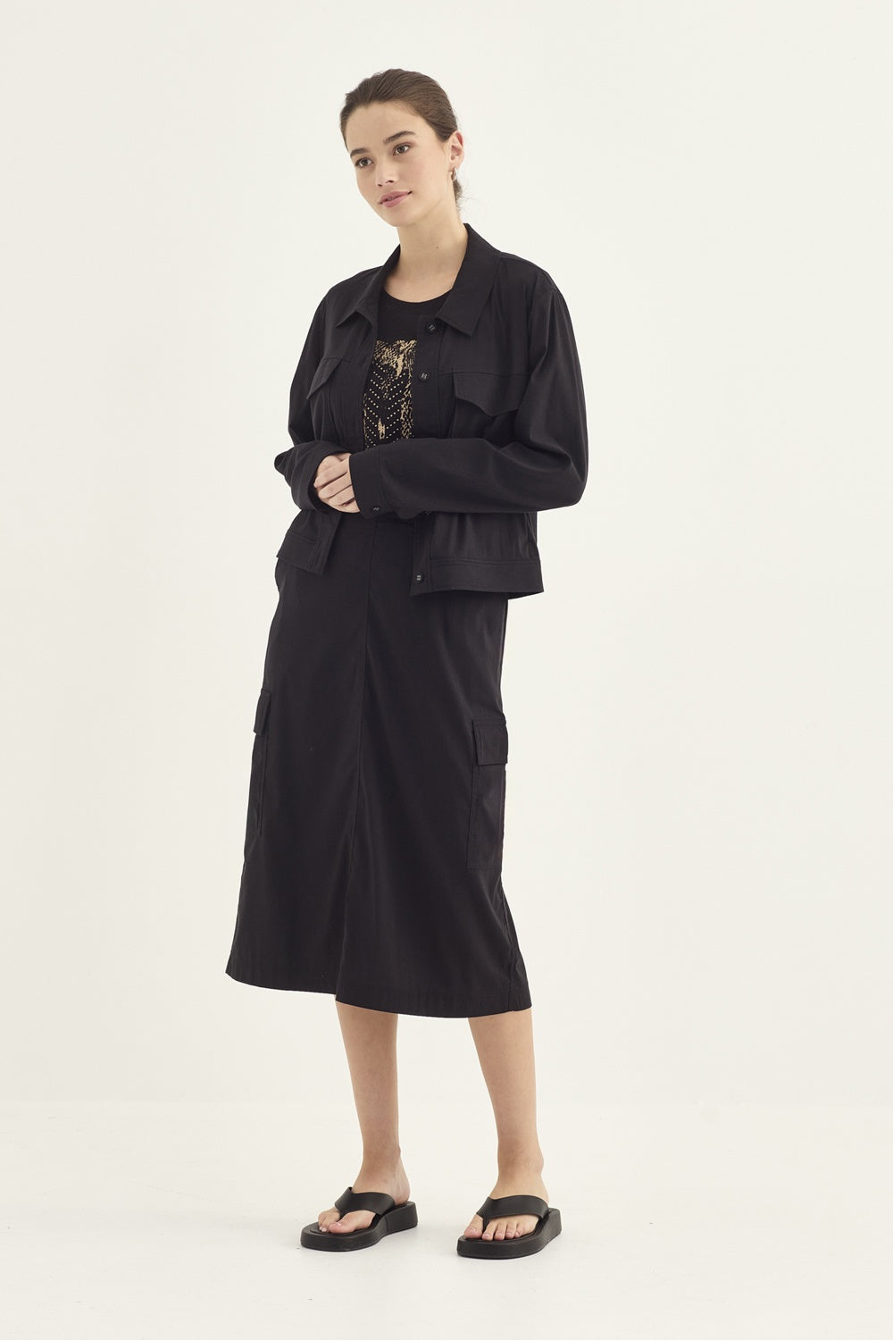 Verge Acrobat Porter Skirt - BLK