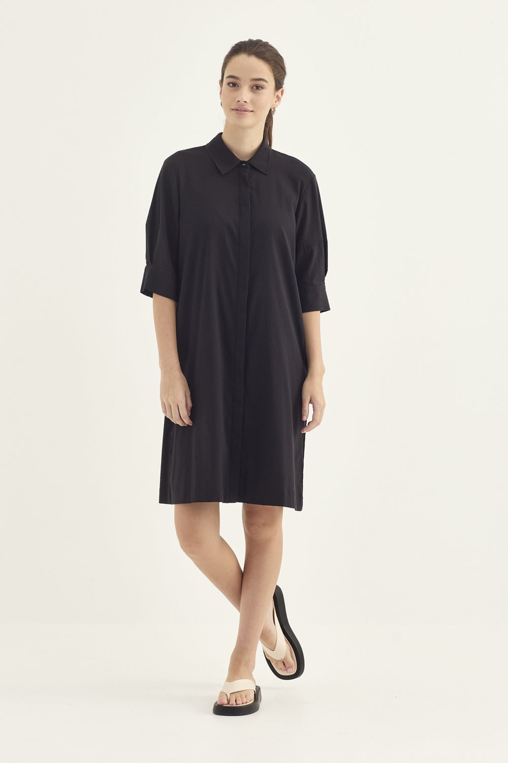 Verge Acrobat Nori Dress - BLK