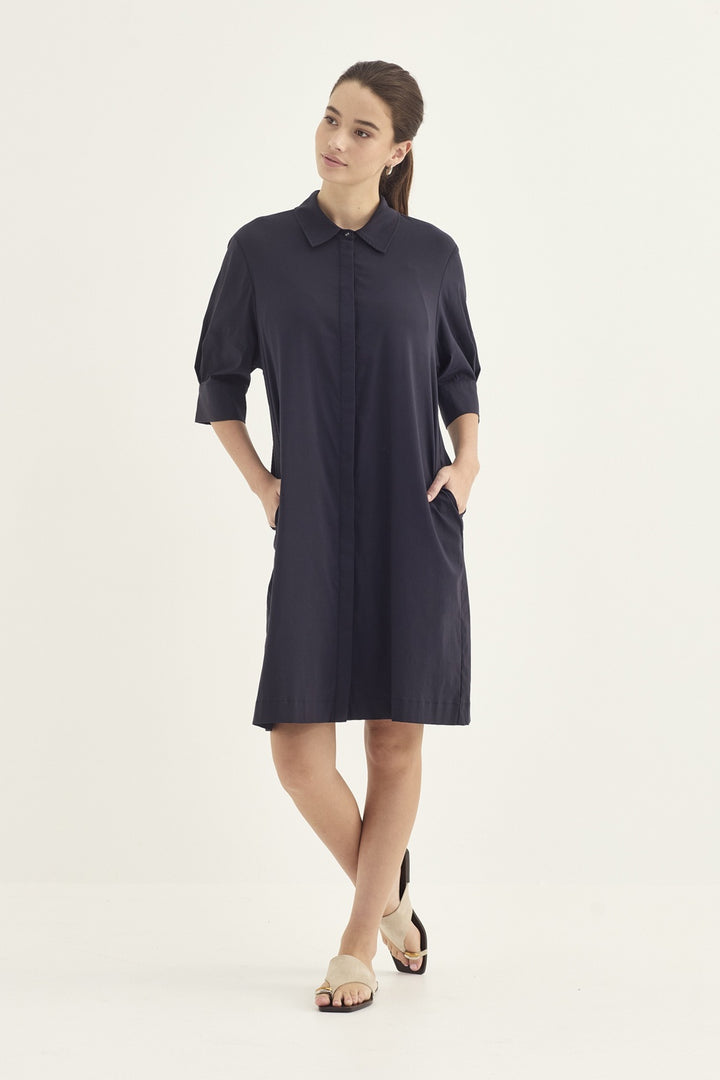 Verge Acrobat Nori Dress - Ink