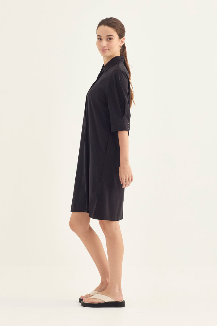 Verge Acrobat Nori Dress - BLK