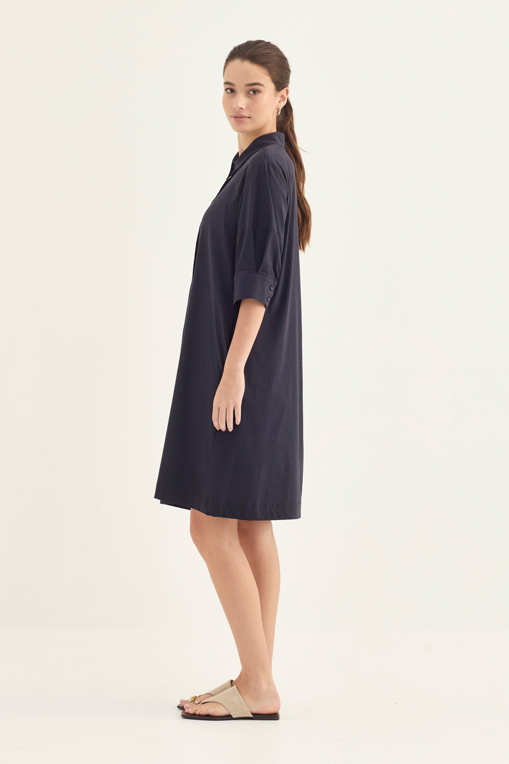 Verge Acrobat Nori Dress - Ink
