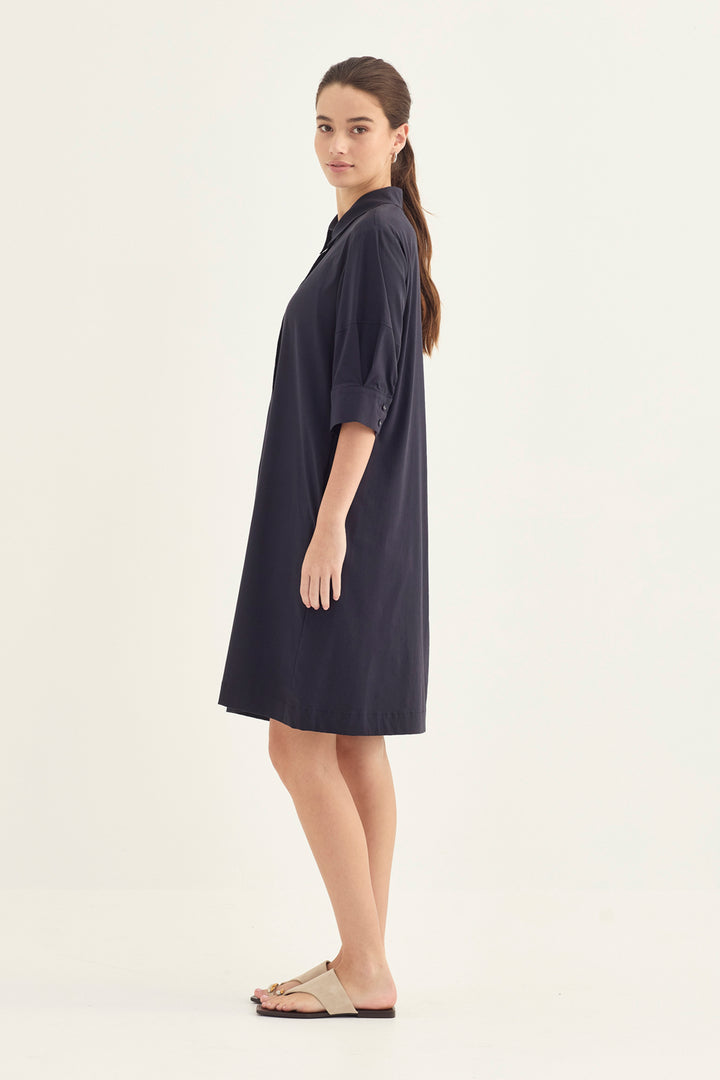 Verge Acrobat Nori Dress - Ink
