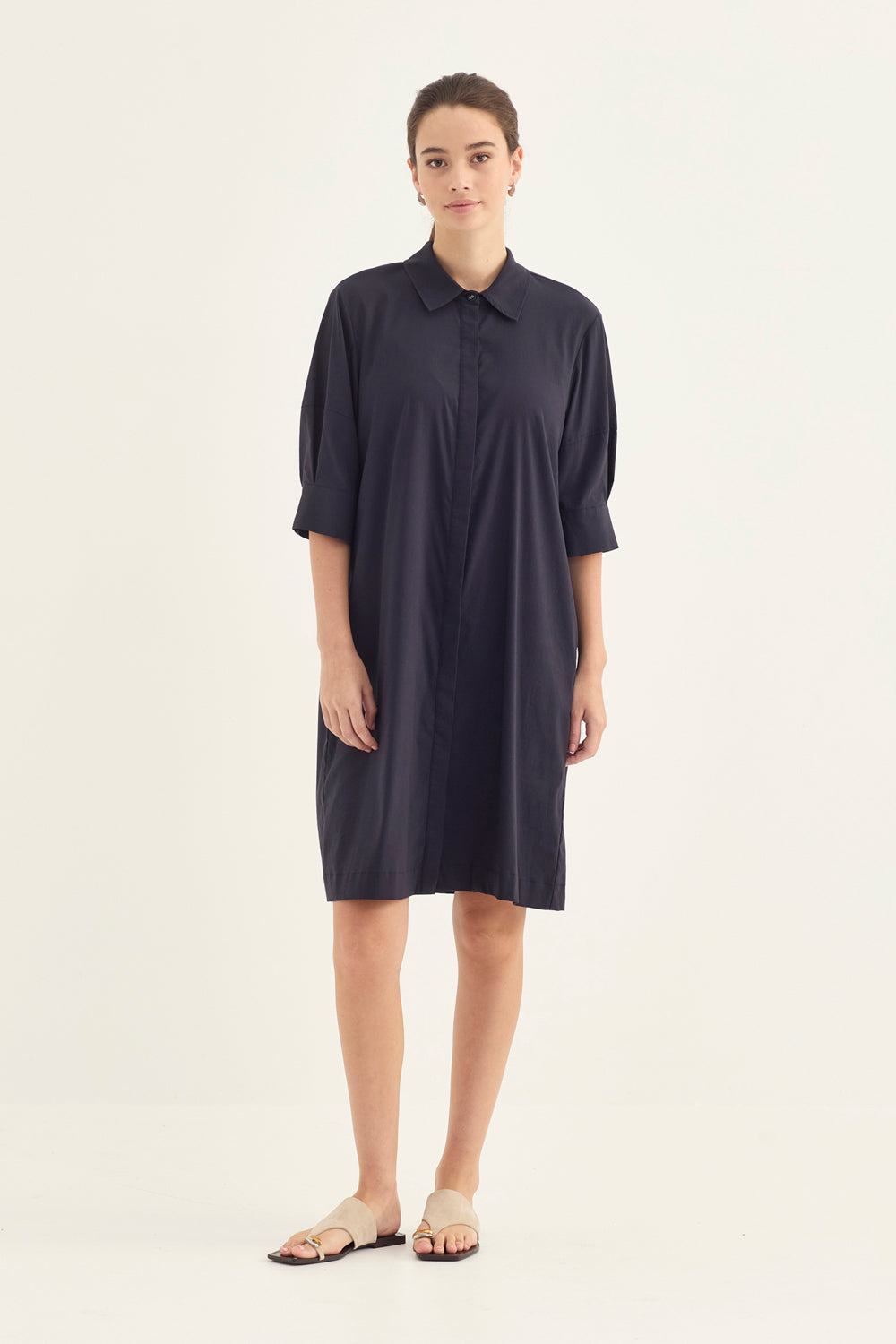 Verge Acrobat Nori Dress - Ink