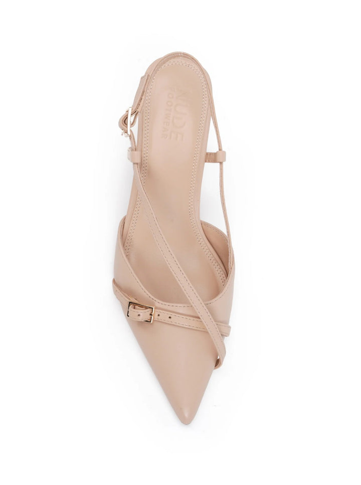 Nude Aymara slingback heel